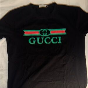 GG Black T-Shirt with Logo